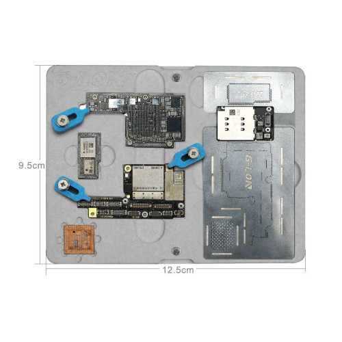 SS-601K for iPhone X/XS/XS MAX repair motherboard repair Fixture Set Duble-sided magnetic fixed design fixture
