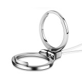 Universal 360 Degree Finger Ring Lanyard 2 in 1 Mobile Holder Metal Stand and Ring Hang Rope For Smartphone phone U Disk