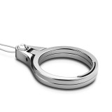 Universal 360 Degree Finger Ring Lanyard 2 in 1 Mobile Holder Metal Stand and Ring Hang Rope For Smartphone phone U Disk