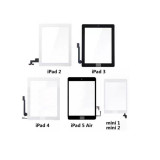 TP Touch Screen Digitizer Front Glass Touch Panel for iPad  2/3/4/5/6 ,iPad Mini 1/2/3/4