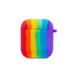 Rainbow Silicone Case for AirPods Pro Headphone Case Apple Bluetooth Headset 1/2 Generation Case