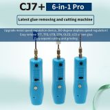 CJ7+ 6 in 1 Pro latest glue removing and cutting machine TFT TFD UTB OLED LCD screen glue remove tool