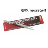 Quick QA-11 QA-15 straight curved tweezers mobile phone repair tool stainless steel sharp