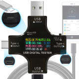 USB Tester TFT Color Bluetooth Type-C PD Digital Voltmeter Vurrent Meter Ammeter Voltage Usb Current Tester Measurement