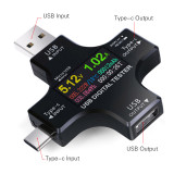 USB Tester TFT Color Bluetooth Type-C PD Digital Voltmeter Vurrent Meter Ammeter Voltage Usb Current Tester Measurement