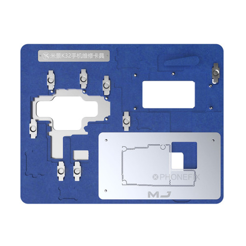 MJ K32 Adjustable Clamp PCB Motherboard Soldering Holder Fixture for iPhone 11/11ProMax Removal glue BGA Soldering Repair Tool