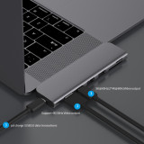 USB Type C To HDMI  Adapter  USB-C TypeC Hub USB 3.0 3.5mm Jack Audio Video Converter for MacBook
