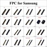 1pc LCD Display FPC Connector For Samsung NOTE5 S6 Edge Note4 Note3 S5 S4 S5 S2 I9082 S7562 S5360 j200 j100 A8 A5 A3