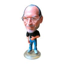 technology Star Steve Classic Jobs Apple CEO Resin Doll Set Action Figure 6.5 cm Mini Toy Collectible Gift