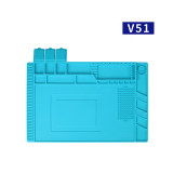 MECHANIC lntegrated Heat lnsulation working mat V12 V10 V8 V6 silicone pad