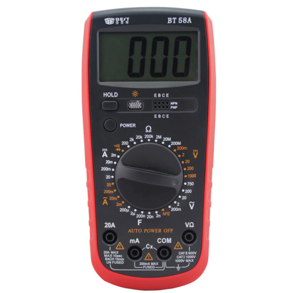 BEST-58A Digital Display Multimeter High Precision Electronic Digital Display Multimeter