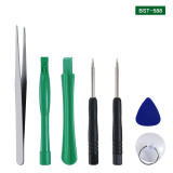 7 in 1 BST-588 Opening Pry Piece Tools Spudger Kit for iPhone Samsung LCD Repairing Separator Professional Kit