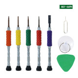 BST-669S Precision screwdriver set 8 in 1 magnetic screwdriver set,Mobile phone iPad camera iphone Samsung repair tool