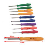 BEST-805 Screwdrivers 12pcs T2 T3 T4 T5 T6 Torx Phillps 2.0 Slotted Pentalobe 0.8 Screwdriver Set Opening Tool for Cell Phone Screwdriver