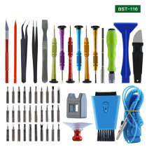 BST-116 All Open Disassemble Tools Multifunction Mobile Phone Repair Tools Set Metal Spudger Opener Screwdriver for iPhone iPad
