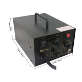 BST-702 Specializing In The Production 650W SMT Rework Hot Air Rework Station for moblie phone Air pressure gun
