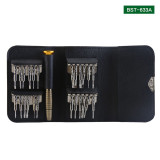 BST-633A 25 In 1Precision Screwdriver Set Torx Watch Screwdriver Repair Tool Set for Phone iPad Pc Hand Tools Kit Hardware Tool