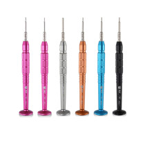 BST-899 Anti-Slip Chrome-molybdenum Steel Hardness 3D Screwdriver Bits Y-Type Philips Torx 5-Point Hex for mobile Phone