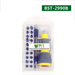 BST-2990B 32 in1 Multifunctional Precision Screwdriver Set For iPhone Laptop Mini Electronic Screwdriver Bits Repair Tools