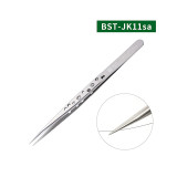 BEST High Precision Tweezers Ultra sharp Flying Wire Tweezers Stainless Steel Anti-static Welding Tweezers BEST-11SA