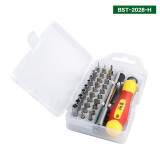 Professional Precision 33 Pcs in One Screwdirver Set Repairing Tool for Mobile Phone BST 2028H