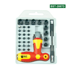 BST-2887D 33-piece set Fast ratchet screwdriver set