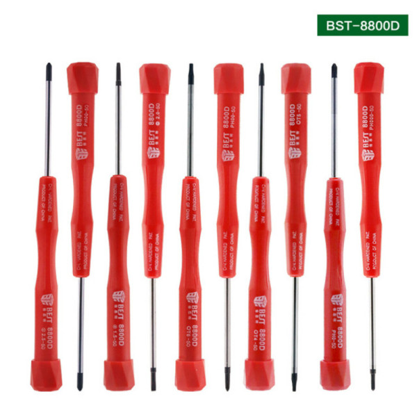 BST-8800D Hand Tools Screwdriver for iPhone7 Samsung Cellphone Laptop for Repair Tools Kit Screwdrivers Set 5 in 1 Screwdriver