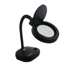 BEST 208L Adjustable Brightness Desktop LED Electronic Magnifying Lamp Magnifier Tools with Light