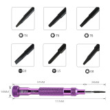 BST-9901S Hand Tools Screwdriver for iPhone7 Samsung Cellphone Laptop for Repair Tools Kit Screwdrivers Set 6 in 1 Screwdriver
