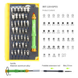 BST-118 Multi-purpose Precision Screwdriver Set 67 in 1 Magnetic Driver Kit with Portable Bag for iPhone 8 8 Plus Cellphone