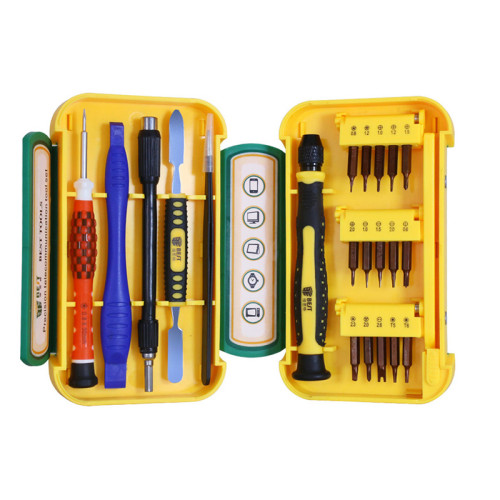 BST-8924 Screwdriver Set 21 in1 Spudger Prying opening tools Repair Tool Kit for Cell Phone iPhone for notebook