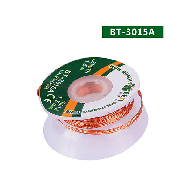 BEST BT-3015A Solder Wick Suction Wire Suction Tape 30m*1.5mm