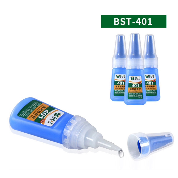BEST-401 universal all-purpose glue instant glue 20g bonding ceramic rubber electronic leather goods glue
