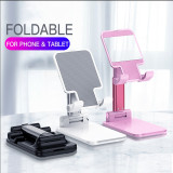 Universal Foldable Metal Desk Mobile Phone Holder Adjustable Cell Phone Stand Support Telephone Tablet