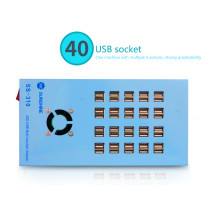 SUNSHINE SS-310 40-Port USB Charger For Mobile Phone Tablet Pad Charging High Power Arrangement And Interpolation Charger