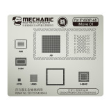 Mechanic iMOVE Series Steel BGA Reballing Stencil Template for iPhone 6 7 8 11 Pro Max Reballing IC Chips Electronic Components