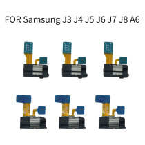 Earphone Jack Microphone Mic For Samsung J3 J4 J5 J6 J7 J8 A6 A6+ Original Phone New Headphone Audio Jack Flex Cable Replacement