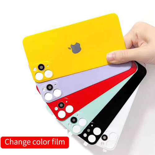 back film PET composite material with metal camera iphone XR / 11 charging film to 11 pro max