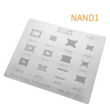 Amaoe Nand 1 Flash EMMC:2 EMCP UFS BGA Reballing stencil 0.15mm