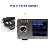 T12-X electric soldering iron adjustable temperature flying lead welding tool household high frequency soldering station