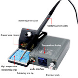 T12-X electric soldering iron adjustable temperature flying lead welding tool household high frequency soldering station