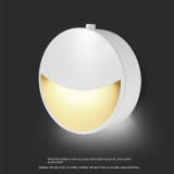 Moon Induction LED Lamp Round Human Body Motion Sensor Night Light Battery Power Led Light Children's Night Light For Home
