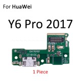Charging Port Dock Plug Connector Charger Board Microphone Flex Cable For HuaWei Y9 Y7 Y6 Pro Y5 Prime GR5 2017 2018 2019