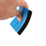 Blue Plastic Soft Felt Glass Windows Car Styling Accessories Car Foil Tool Squeegee Sticker Tool Scraper Sealant Tools