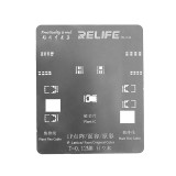 RELIFE RL-044 For iPhone X/XS MAX/XR/11Pro MAX Dot Matrix Face ID/True Color LCD Screen Cable Tin Template BGA Reballing Stencil