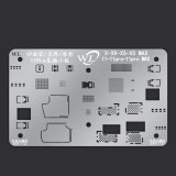WL Dot Matrix Face ID LCD Screen Cable IC Chip Tin Template BGA Reball Stencil For iPhone X XS MAX XR 11Pro MAX