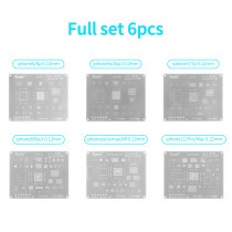 Kaisi Universal Multi Function Planting Tin Mesh BGA Reballing For iPhone FACE ID CPU NAND EMMC EMPC integrated Stencil Template