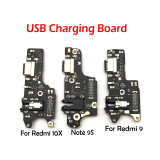 USB Power Charging Port Board Flex Cable Connector Parts For Xiaomi Redmi 8 8A 9A 10X Note 9S Note9 Pro Note9S Microphone Module