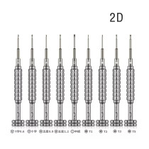 AMAOE alloy bit 2D 3D S2 screwdriver set for Android iPhone mobile phone repair disassembly screwdriver S2 alluminum drill