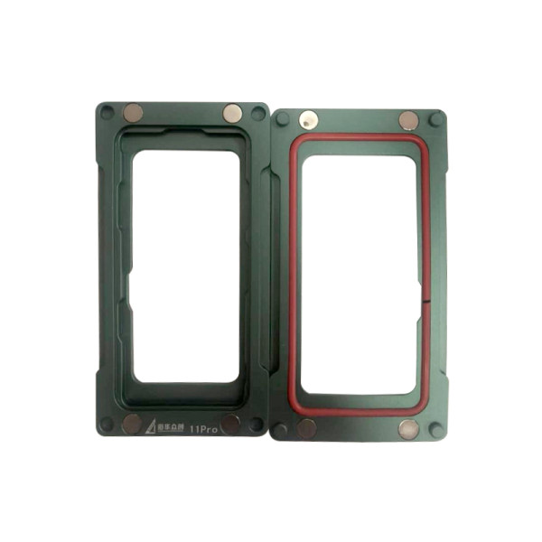 Magnetic superimposed LCD frame press holding mould for x/xs/xsmax/xr/11/11pro/11promax